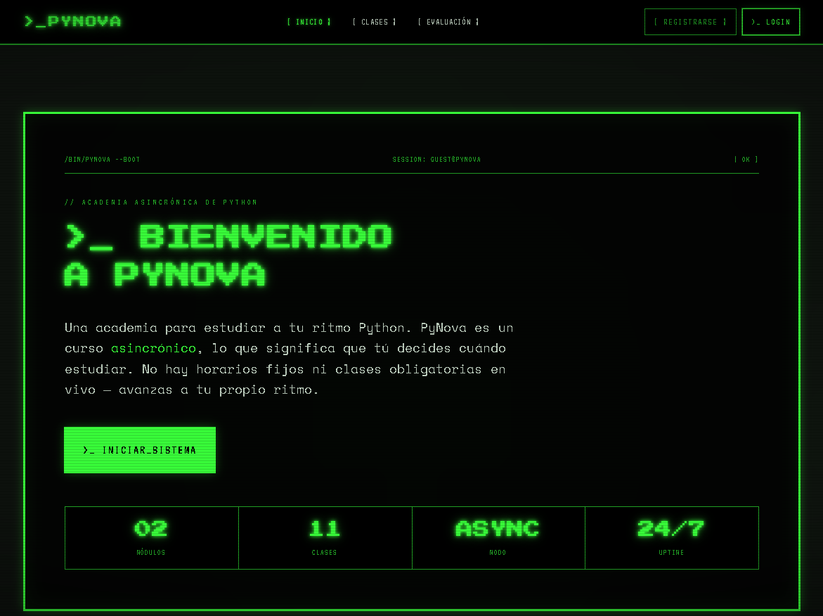 PyNova — Async Python Academy with AI Tutor